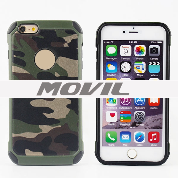 NP-2195 Marco de TPU con PC nuevo cover para Apple iPhone 6 plus-0